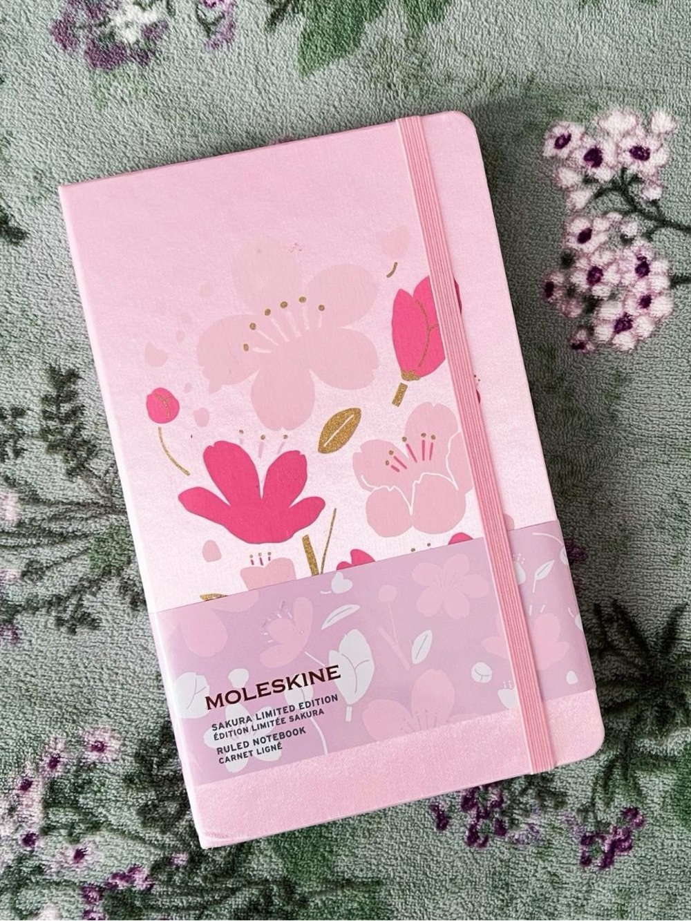 Moleskine Sakura Pink Limited Edition Ruled Floral Notebook 🌸💗